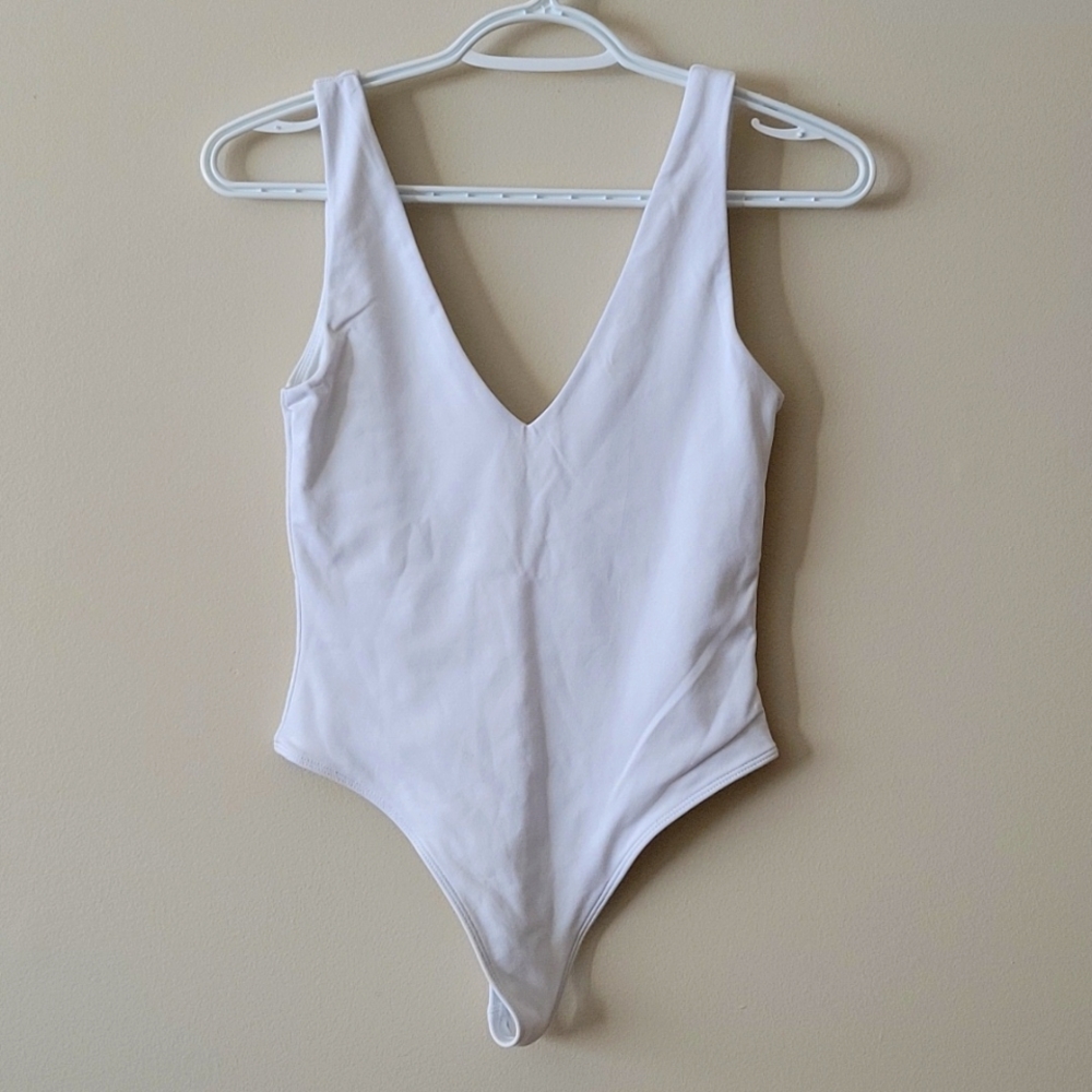 Aritzia White Bodysuit